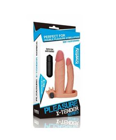 Насадка для двойного проникновения реалистичная "Pleasure" 