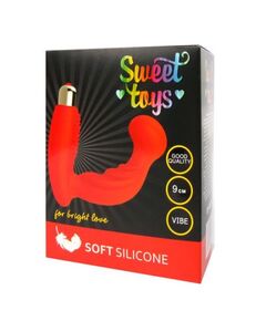 Вибромассажер, красный 