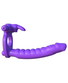 Эрекционное кольцо для двойного проникновения Silicone Double Penetrator Rabbit 