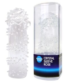 Насадка закрытая CRYSTAL SLEEVE ROSE в форме розы 