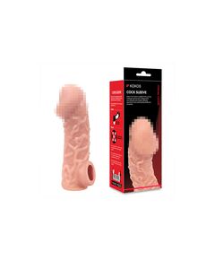 Насадка на фаллос с венками и отверстием для мошонки CS.006 Medium 