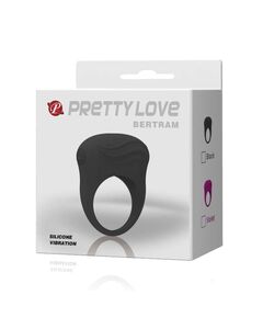 Вибрирующее кольцо для члена Bertram, цвет черный 