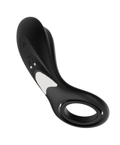 Эрекционное кольцо с вибрацией, подхватом под мошонку "Rings" 