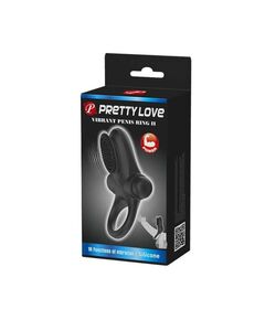 Эрекционное Виброкольцо с клиторальным стимулятором 