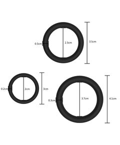 Набор гладких эрекционных колец 