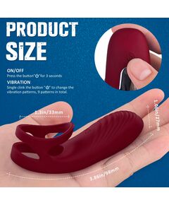 Эрекционное виброкольцо Nicholas-RCT с пультом 