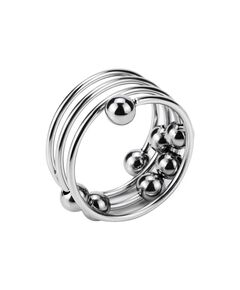 Металлическое эрекционное кольцо 3,5 см 