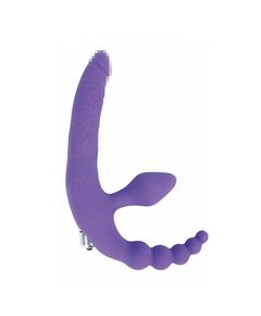 Безремневой страпон с вибрацией 