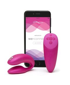 Сенсорный вибромассажер для пар We-Vibe Chorus Pink, Расцветка: Розовый 