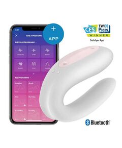 Парный вибратор Satisfyer Double Joy с приложением 
