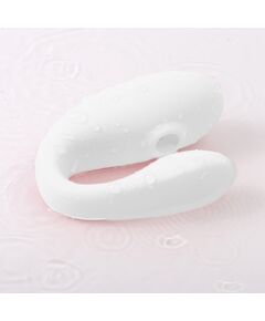 Парный вибратор с управлением через телефон и вакуумной стимуляцией "Eden" 