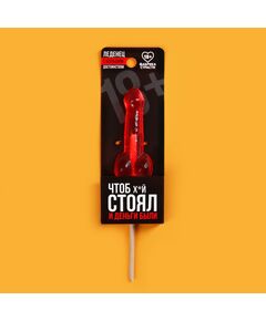 Леденец «Чтоб стоял и деньги были», вкус: клубника, 20 г. 