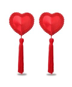 Пэстисы в форме сердца с кисточками 