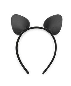Ободок с ушками кошечки черный 