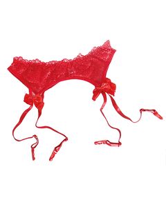 Пояс для чулок "Ilean Belt Red" красный 