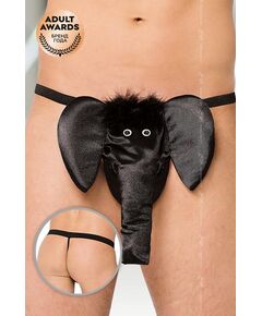 СТРИНГИ МУЖСКИЕ СЛОН SOFTLINE COLLECTION ЧЁРНЫЙ S/L 