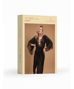 Элегантный пеньюар с отделкой кружевом (Muse) L/XL 