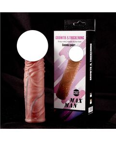 Насадка на член из силикона, 16,5 см 