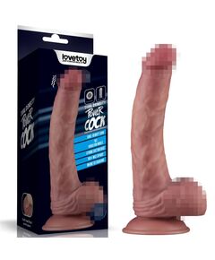 Реалистичный вибратор на присоске "Dual-density Power Cock", 23 см 