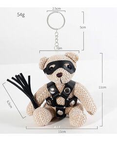 Брелок БДСМ медвежонок 11 см 