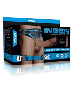 Фаллопротез 3в1,"RealFeel Set" 23,6 см, размер XS/M 