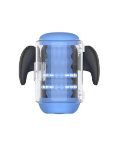 Инновационный робот-мастурбатор Black Knight с массажем бусинами 