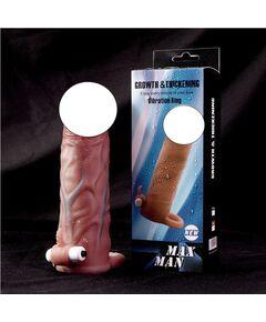 Насадка на член с вибрацией, 18,5 см 