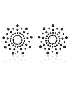 Пэстисы со стразами черные 