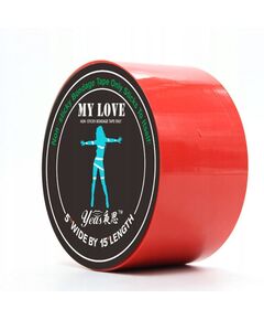 Бандажный скотч красный 15 метров 