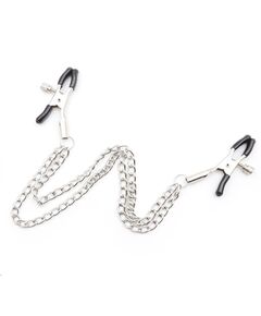 Зажимы на соски с двойной цепочкой 