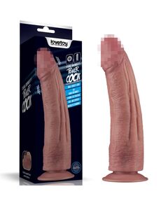 Реалистичный вибратор на присоске "Dual-density Power Cock", 26,8 см 