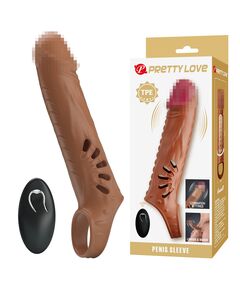 Насадка удлиняющая со съемной вибропулей и пультом Д/У, 12 режимов, 24,3 см 