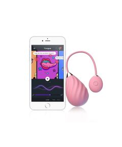 Виброяйцо "Magic Sundae" с управлением через телефон, розовый 