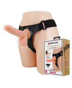 Страпон с фиксацией на присоске 20 см "Tom" 