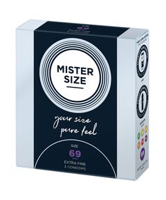Презервативы Mister Size 69 мм, 3 шт 
