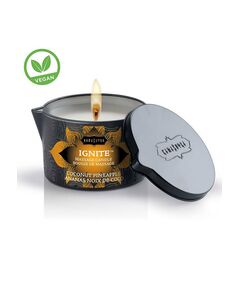 Массажное масло-свеча «Ignite massage oil candle coconut, pineapple», 170 мл 