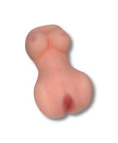 Мини-мастурбатор в виде вагины с грудью "Qiuqiu" 