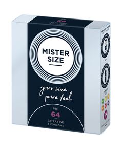 Презервативы Mister Size 64 мм, 3 шт 