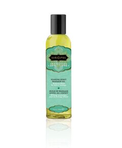 Тонизирующее массажное масло «Aromatic massage oil Soaring spirit», апельсин лимон и мята, 59 мл 