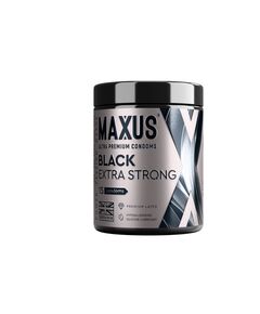 Презервативы MAXUS Extra Strong №15 с железным кейсом, черные, утолщенные, 15 шт 