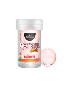 Лубрикант HOT BALL PLUS на масляной основе в виде двух шариков с разогревающим эффектом. 