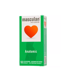 Презервативы masculan Anatomic №10, анатомической формы													 