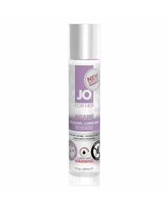 Возбуждающий легкий гипоаллергенный лубрикант JO AGAPE  WARMING, 1 oz (30 мл) 