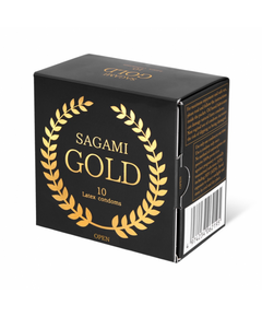 Презервативы SAGAMI Gold 10шт. латексные 