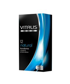 Презервативы классические Vitalis-Natural Premium, 12 шт 