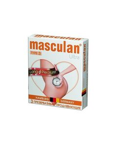 Презервативы с продлевающим эффектом Masculan 3 Ultra, 3 шт 