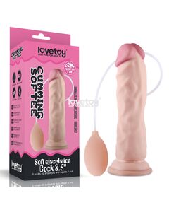 Фаллоимитатор с эякуляцией 8.5" Soft Ejaculation Cock 