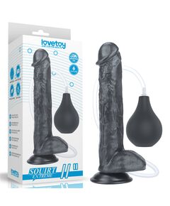 Фаллоимитатор с семяизвержением 11'' Squirt Extreme Dildo - Black 