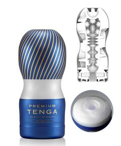 Мастурбатор TENGA PREMIUM с эффектом вакуума  "Air Flow CUP" 