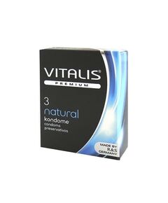 Презервативы классические Vitalis Natural, 3 шт 